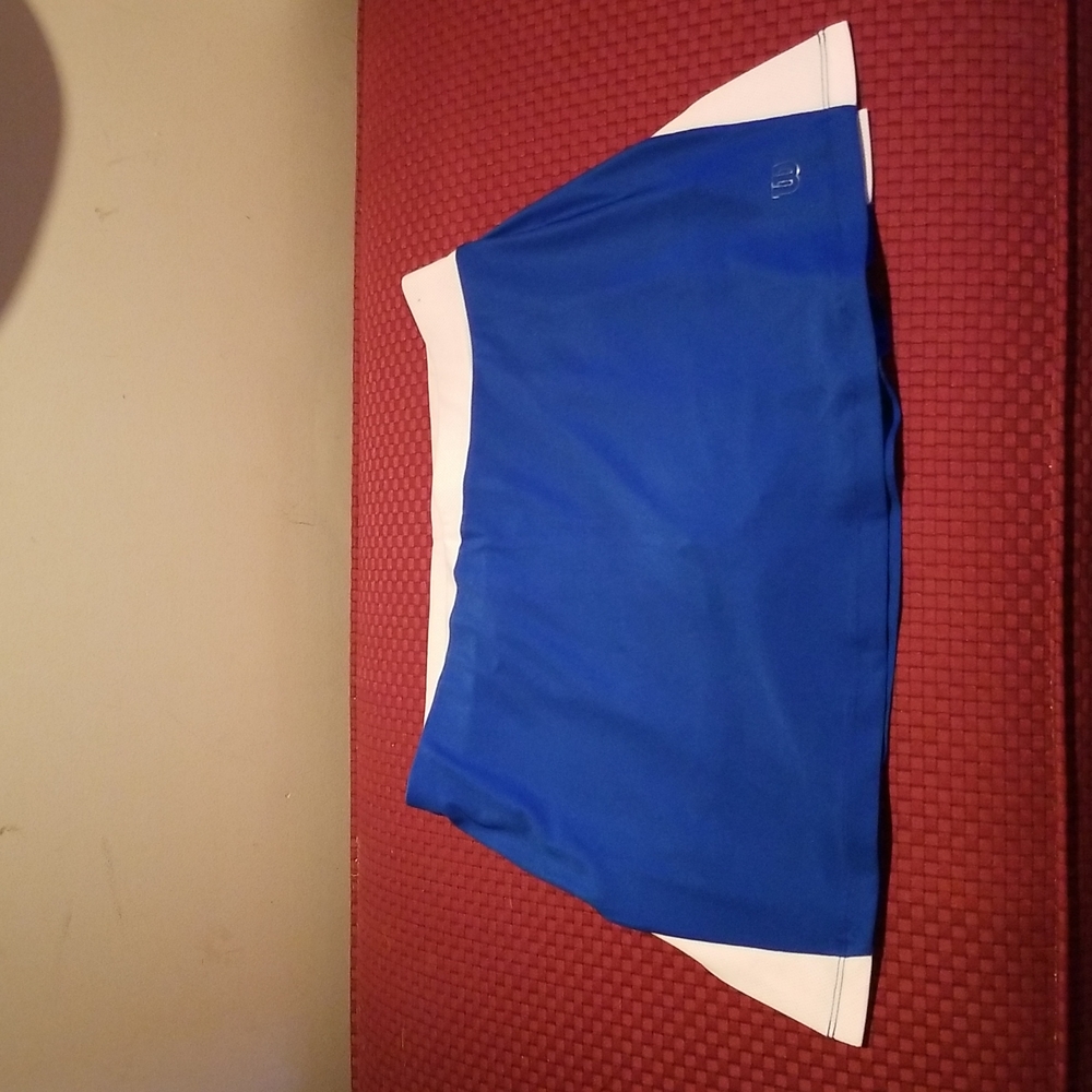 Medium Wilson Blue with White Mesh Tennis Golf Skirt Skort